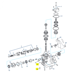 REC39631 - Kit joint installation boitier supérieur - Embase SX / OMC Cobra - (1994-98)