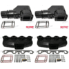 Kit Complet Collecteurs BAOMC1-3852347 + Coudes bâbord REC3855271 + Coudes tribord REC3855269 - Indmar - GM V8 5.0L et 5.7L (Joint humide / wet)