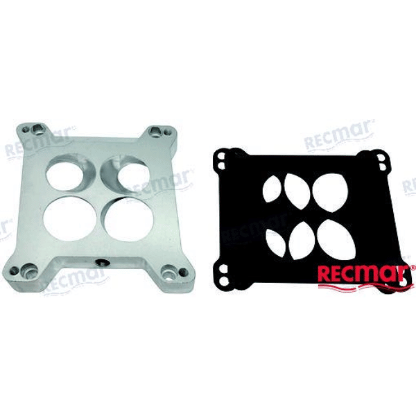 REC2696 - Adaptateur pour carburateur - Rochester 4 corps vers Holley 4 corps (BBL)