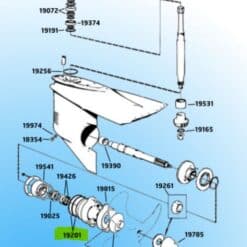 Joint torique Volvo Penta 925261 Se monte sur les embases : 200 250 270 270T 280 280T 285A 290 290A SP-A SP-A/MT SP-A1 SP-A2 SP-C SP-C1